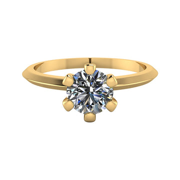 14k Ring Amour Model of 0.73 ct (points)